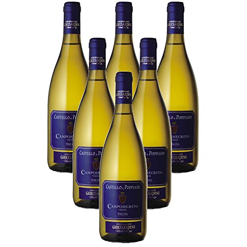 IGT Toscana Bianco Camposegreto Viognier - Italienischer Weißwein (6 flaschen 75 cl.) von Castello di Poppiano