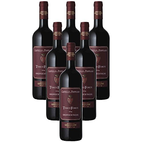 IGT Toscana Toscoforte Sangiovese Castello di Poppiano - Italienischer Rotwein (6 flaschen 75 cl.) von Castello di Poppiano