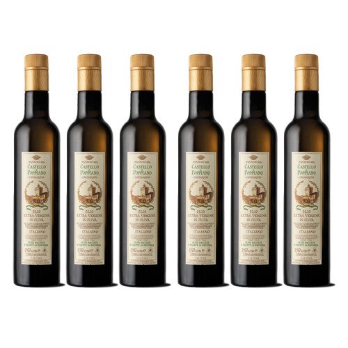 Olio Extravergine di Oliva Castello di Poppiano - Italienisches Olivenöl extra vergine (6 flaschen 75 cl.) von Castello di Poppiano