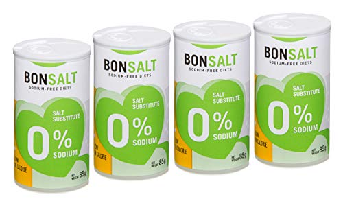 Salz ohne Natrium - Bonsalt Natriumfreies Salz - Salzersatz / Salzalternative - Ideal für natriumarme Diäten - Kalorienarme Salz - Keto - Veganer und Vegetarier - Castello since 1907 - 4 x 85g = 340g von Castello since 1907