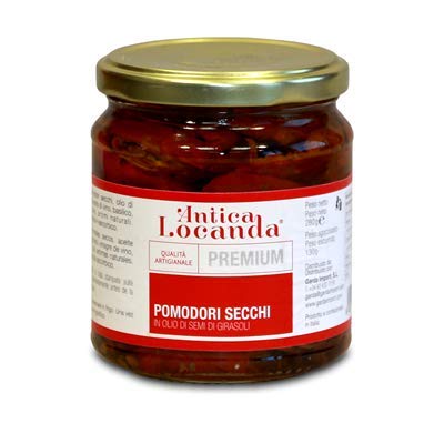 Castello - Antica Locanda- Getrocknete Tomaten in Sonnenblumenöl - Hochwertige Handwerkskunst - Italienisches Produkt - 280 g von Castello