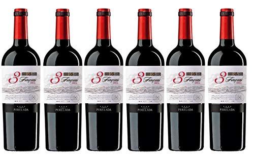 Castillo Perelada Rotwein aus Spanien Weinpaket Tinto Crianza 3 Finques 2015 (6 x 0,75 Liter) von Castillo Perelada