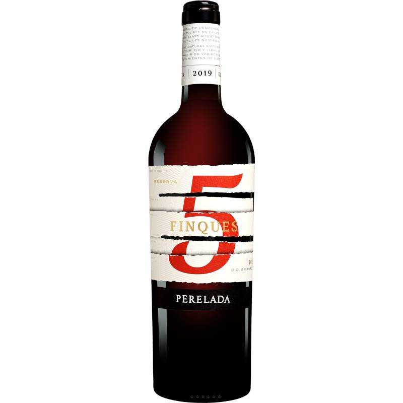 Perelada »5 Fincas« Reserva 2019  0.75L 14.5% Vol. Rotwein Trocken aus Spanien von Castillo Perelada