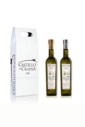 CASTILLO DE CANENA - Familienreservat (Reserva Familiar) Pack - Kartonverpackung 2 Flaschen 500ml (Sorten Picual und Arbequina) von Castillo de Canena