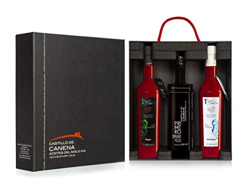 Castillo de Canena - Horeca-Etui mit 3 Flaschen - Royal 500 ml + Erntedankfest 500 ml + Erster Erntedag Piqué Castillo de Canena - Horeca-Etui mit 3 Flaschen - Royal 500 ml + Erntedankfest 500 ml + Erster Erntedag Piqué von Castillo de Canena