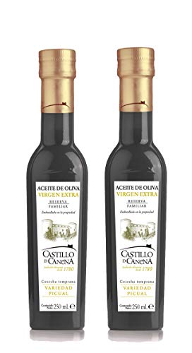 CASTILLO DE CANENA - Familienreservat (Reserva Familiar) Pack - Kartonverpackung 2 Flaschen 250 ml (Sorte Picual) von Castillo de Canena