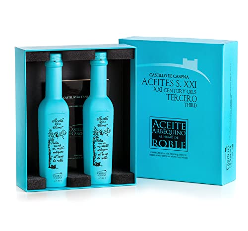 Castillo de Canena. Olivenöl mit Eichenrauch, Karton mit 2 Flaschen à 250 ml. Castillo de Canena. Olivenöl mit Eichenrauch, Karton mit 2 Flaschen à 250 ml. von Castillo de Canena