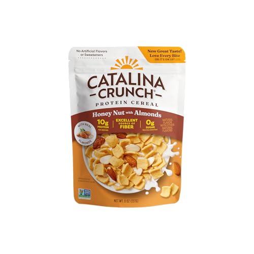 Catalina Crunch Pairings Getreide mit Honignussgeschmack und Mandeln – Low Carb, glutenfrei, Keto-Snack mit veganem pflanzlichem Protein – 227 g Catalina Crunch Pairings Getreide mit Honignussgeschmack und Mandeln – Low Carb, glutenfrei, Keto-Snack mit veganem pflanzlichem Protein – 227 g von Catalina Crunch