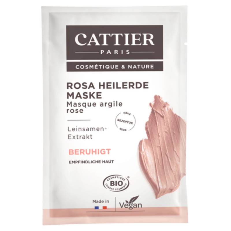 Rosa Heilerde Maske 125ml von Cattier