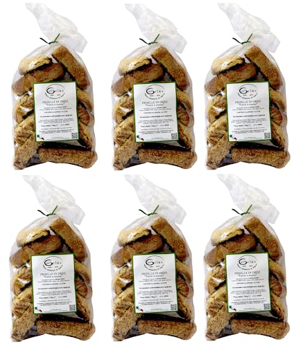 Causio Friselle di Orzo Lavorazione Artigianale, Prodotti Tipici Pugliesi, 6 Confezioni da 700gr, Prodotti da forno Causio Friselle di Orzo Lavorazione Artigianale, Prodotti Tipici Pugliesi, 6 Confezioni da 700gr, Prodotti da forno von Causio