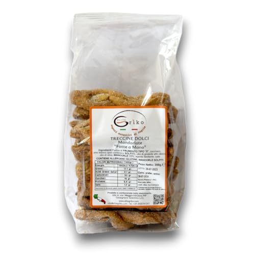 Treccine Mandorlate Artigianali, Fatte a Mano, prodotti tipici Pugliesi, prodotti dolci da forno Treccine Mandorlate Artigianali, Fatte a Mano, prodotti tipici Pugliesi, prodotti dolci da forno von Causio