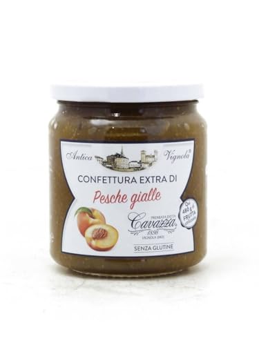 EXTRA GELBE PFIRSICHKONFITRE GR.370 GLUTENFREI von Cavazza