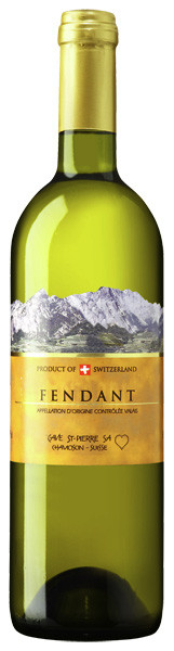 Fendant du Valais Weißwein trocken 0,75 l von Cave St-Pierre