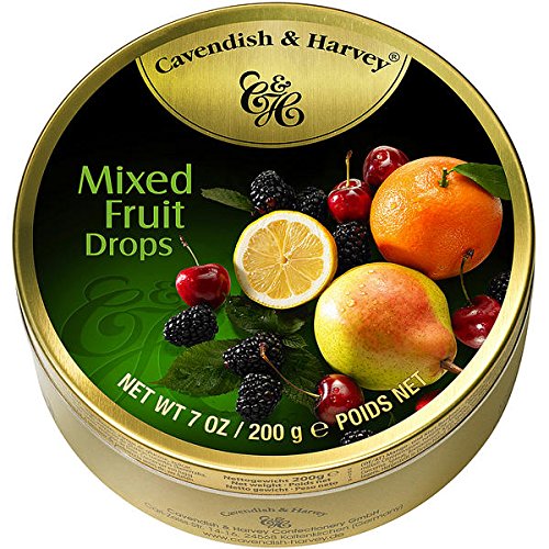9 Dosen Cavendish & Harvey Mixed Fruit Drops Multi Frucht a 200g C & H von Cavendish & Harvey