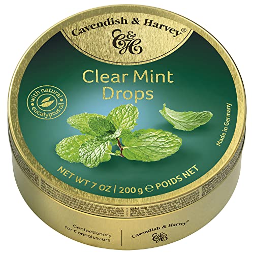 Cavendish & Harvey Transparente Minztropfen | 200 ml Dose von Cavendish & Harvey