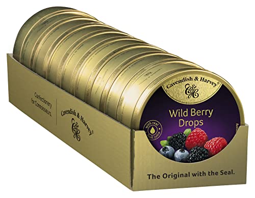 Cavendish & Harvey Wild Berry Drops, 175 g, Deutschland (9 Stück) von Cavendish & Harvey