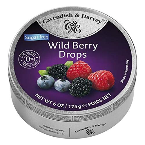 Cavendish BLIK SUGAR FREE WILD BERRY 9 x 175 Gramm von Cavendish