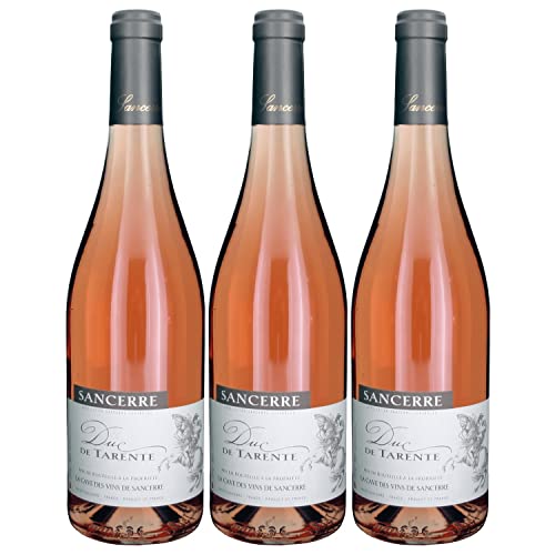 Duc de Tarente Sancerre Rosé Pinot Noir Trocken Frankreich Inkl. FeinWert E-Book (3 x 0,75l) von Caves de Sancerre