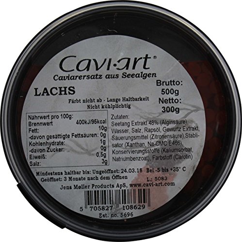 CAVI-ART Lachs-Kaviar Alternative, 500g von Cavi-Art