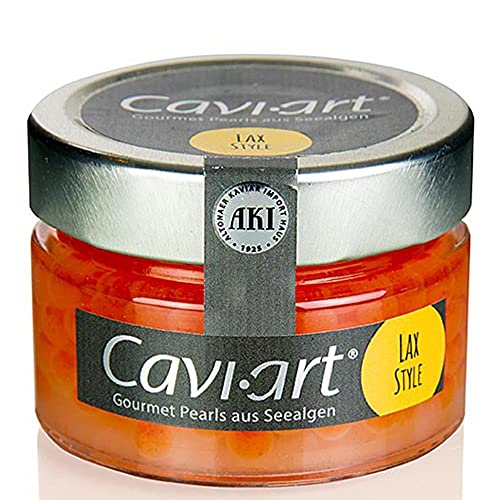 Cavi-Art® Algen-Kaviar Lachs-Geschmack 100g, von Cavi-Art