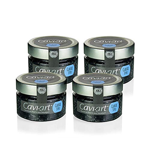 Cavi-Art Algen-Kaviar schwarz - 4 x 100g von Cavi-Art