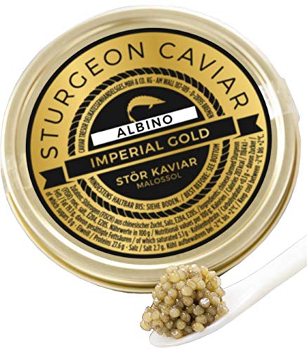 Albino Stör Kaviar (50 GR) von Caviar Tresor