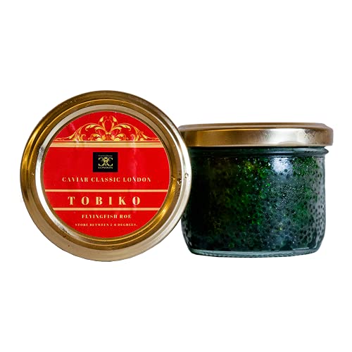 Tobiko Wasabi Kaviar grün (80gr) von Caviar Classic London