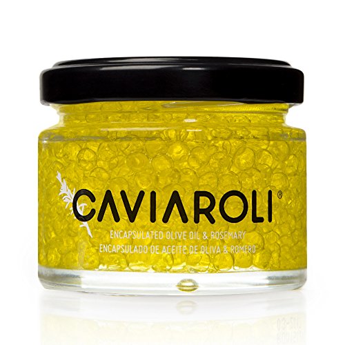 Caviaroli® Olivenölkaviar, kleine Perlen aus Olivenöl mit Rosmarin, grün, 50g von Caviaroli