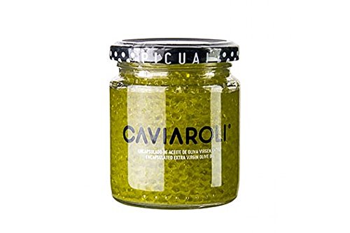 Caviaroli® Olivenölkaviar, kleine Perlen aus extra nativem Olivenöl, gelb, 200g von Caviaroli SL