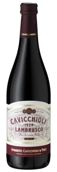 Vino Frizzante Rosso Dolce Lambrusco - Cavicchioli - Italienischer Rotwein von Cavicchioli