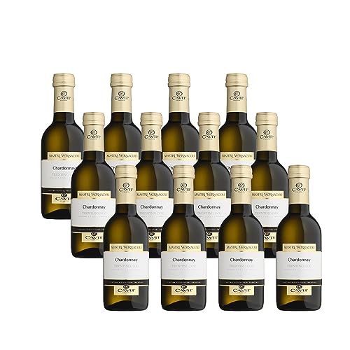 Chardonnay Trentino DOC "Mastri Vernacoli" 0,25l Weißwein Trentin trocken (12 x 0.25l) von Cavit