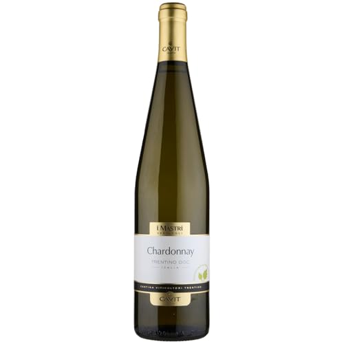 Chardonnay Trentino DOC "Mastri Vernacoli" Weißwein Trentin trocken (1 x 0.75l) von Mastri Vernacoli