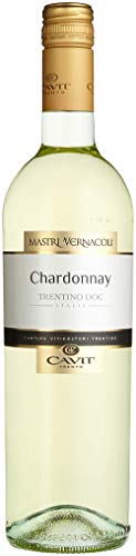 Chardonnay Trentino DOC "Mastri Vernacoli" Weißwein Trentin trocken (1 x 0.75l) von Cavit