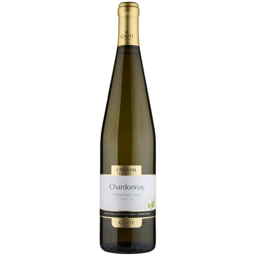 Chardonnay Trentino DOC "Mastri Vernacoli" Weißwein Trentin trocken (1 x 0.75l) von Cavit