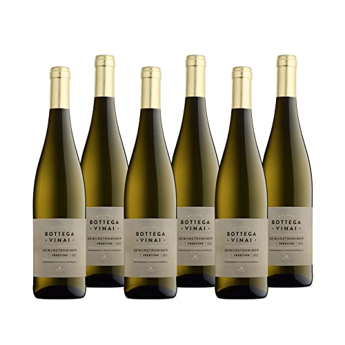 Gewürztraminer Trentino DOC "Bottega Vinai" Weißwein Trentin trocken (6 x 0.75l) von Cavit