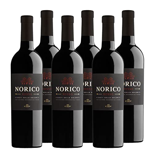"Norico" Rosso IGT Vigneti delle Dolomiti Rotwein Trentin trocken (6 x 0.75l) von Cavit