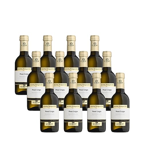 Pinot Grigio Trentino DOC "Vernacoli" 0,25l Weißwein Trentin trocken (12 x 0.25l) von Cavit