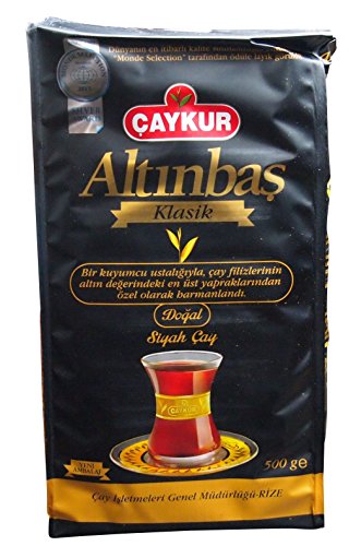 3 x 500g Caykur Altinbas Tee - Schwarzer loser Türkischer Tee + Orient-Feinkost Nazar Schlüsselanhänger von Caykur