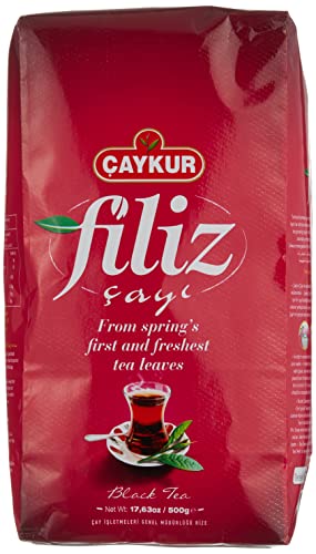 Caykur Filiz, türkischer schwarzer Tee, 1er Pack (1 x 500 g) von PERGAMO Natural Flavor