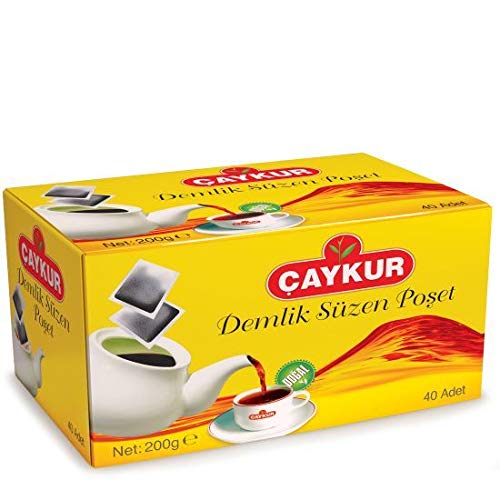 Caykur Schwarzer Tee, 40 Teebeutel für die Teekanne, 3er Pack (3 x 200 g) von Caykur