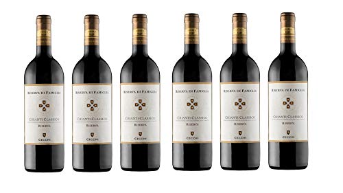 Cecchi - Chianti Classico DOCG"Riserva di Famiglia" Rotwein [ packung mit 6 FLASCHEN x 750 ml ] von Cecchi