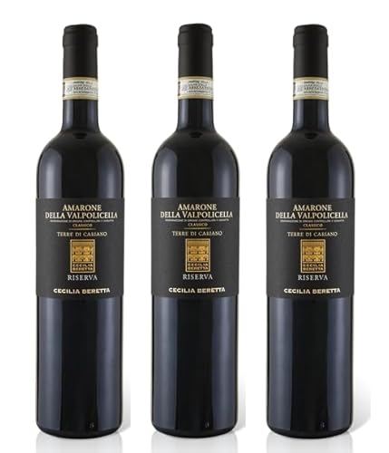 3x 0,75l - 2016er - Cecilia Beretta - Terre di Cariano - Amarone della Valpolicella Classico Riserva D.O.C.G. - Veneto - Italien - Rotwein trocken 3x 0,75l - 2016er - Cecilia Beretta - Terre di Cariano - Amarone della Valpolicella Classico Riserva D.O.C.G. - Veneto - Italien - Rotwein trocken von Cecilia Beretta