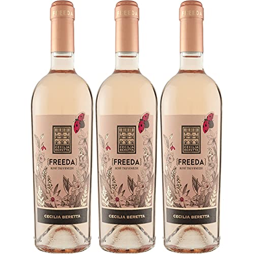 Cecilia Beretta Freeda Rosé Trevenezie IGT Roséwein Wein trocken Italien (3 Flaschen) von Cecilia Beretta