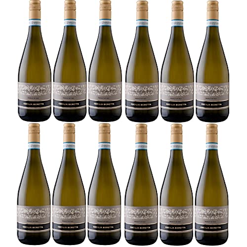 Cecilia Beretta Prosecco Frizzante DOC Schraub Schaumwein Italien (12 Flaschen) von Cecilia Beretta