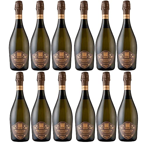 Cecilia Beretta Prosecco Spum DOC Treviso Extra Dry Schaumwein Italien (12 Flaschen) von Cecilia Beretta