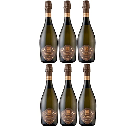 Cecilia Beretta Prosecco Spum DOC Treviso Extra Dry Schaumwein Italien (6 Flaschen) von Cecilia Beretta