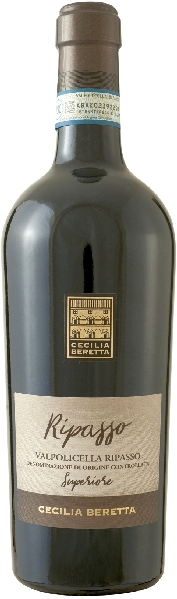 Cecilia Beretta Valpolicella Ripasso DOC Superiore Jg. 2021 Cuvee aus Corvina, Rondinella, Molinara 12 Monate im Holzfass gereift von Cecilia Beretta