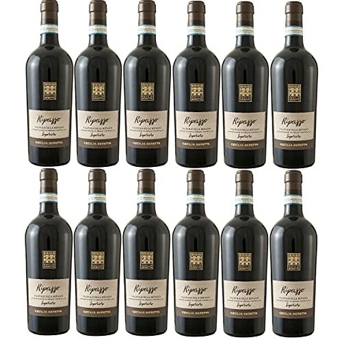 Cecilia Beretta Valpolicella Superiore Ripasso Rotwein Wein halbtrocken Italien (12 Flaschen) von Cecilia Beretta