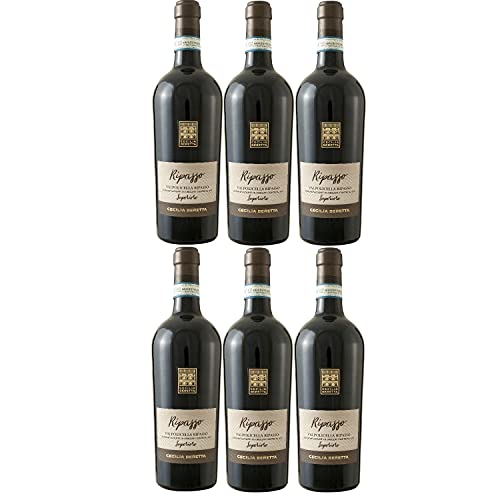 Cecilia Beretta Valpolicella Superiore Ripasso Rotwein Wein halbtrocken Italien (6 Flaschen) von Cecilia Beretta