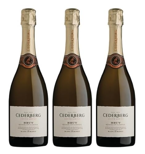 3x 0,75l - Cederberg - Blanc de Blancs - Brut - Methode Cap Classique - Cederberg W.O. - Südafrika - Schaumwein trocken von Cederberg